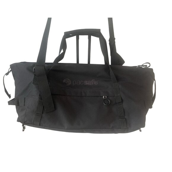Pacsafe TravelSafe AT45 Anti-Theft Carry-On Duffel Bag 22100 BLACK NWOT - Picture 2 of 5
